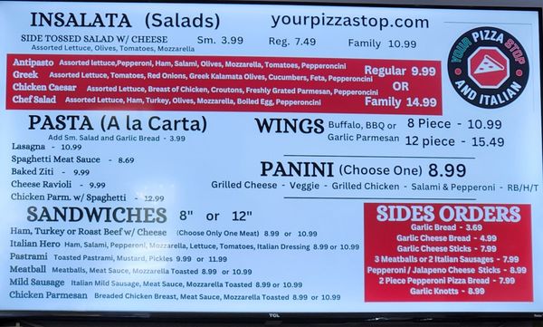 Menu photo 2 Your Pizza Stop Murrieta, CA