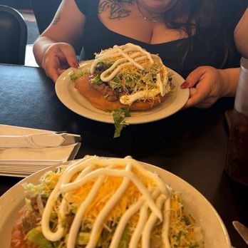 The Green Chile - We got the ground beef go Navajo taco and the shredded beef one. - Breakfast & Brunch Near Me - La Habra, California The Green Chile - We got the ground beef go Navajo taco and the shredded beef one. - Breakfast & Brunch Near Me - La Habra, California