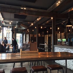BrewDog Glasgow - The seating from our booth on the side