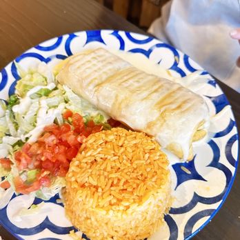 Guajillo’s Mexican Grill - Chimicarnitas, rice and salad - Mexican Near Me - Clayton, North Carolina Guajillo’s Mexican Grill - Chimicarnitas, rice and salad - Mexican Near Me - Clayton, North Carolina