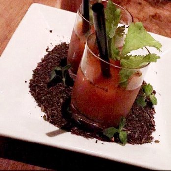Morimoto Napa - Mango Thai tea as palate cleanser - Japanese Near Me - Napa, California