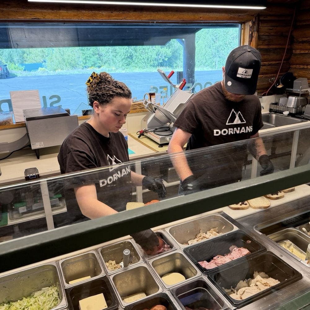 Dornan's Moose Grocery Store - The crew in action.... - Delis Near Me - Moose, Wyoming