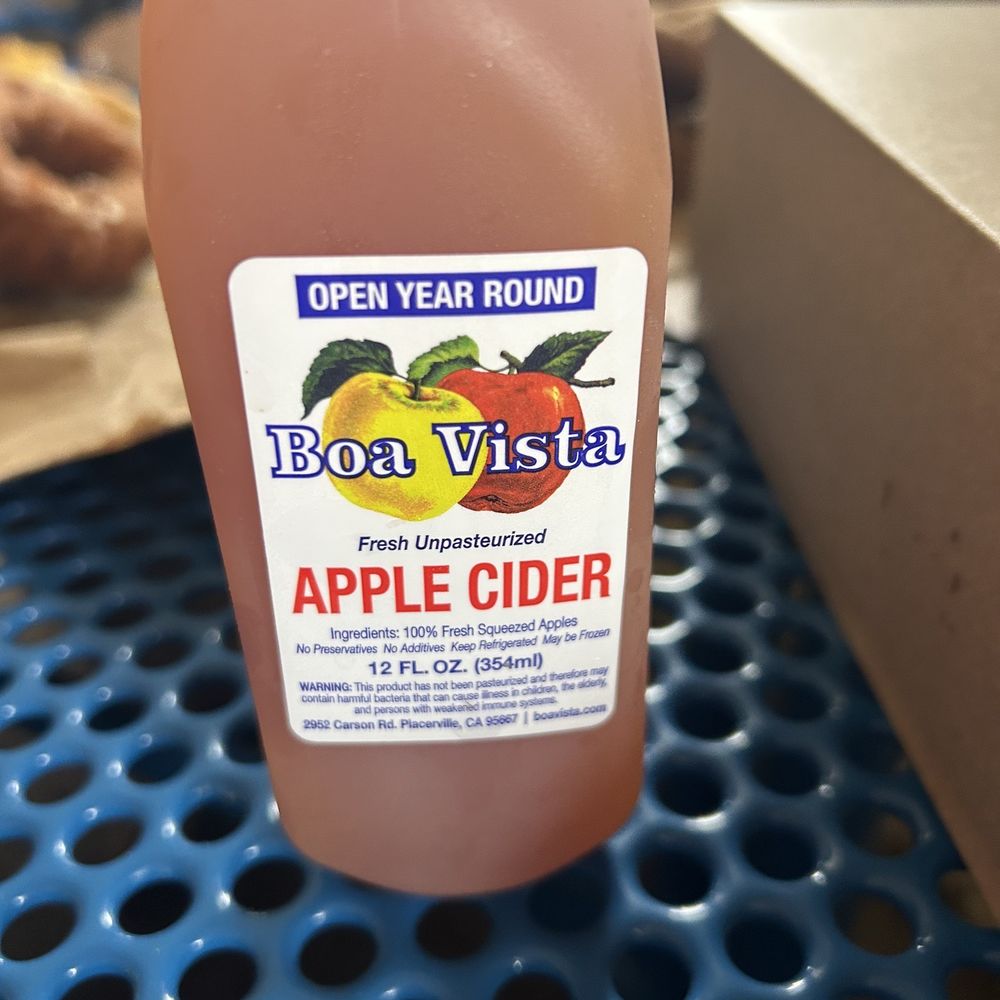 Boa Vista Orchards - Free Apple cider for checking in - Fruits & Veggies Near Me - Placerville, California