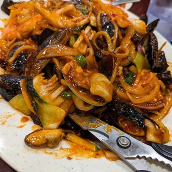 Zoong Guk Jib - Hae Mul Szechuan Style Jjajang Myun. $26.95. Noodles with black bean sauce in Szechuan style with seafood, pork, and vegetables. - Korean Near Me - Duluth, Georgia Zoong Guk Jib - Hae Mul Szechuan Style Jjajang Myun. $26.95. Noodles with black bean sauce in Szechuan style with seafood, pork, and vegetables. - Korean Near Me - Duluth, Georgia