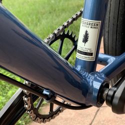 Evergreen Bicycle Works - Our frame sticker looking sharp on a 2021 Kona Dew Plus.