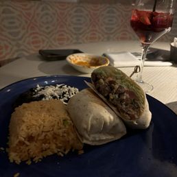 Maybe the burger wrap Maybe the burger wrap