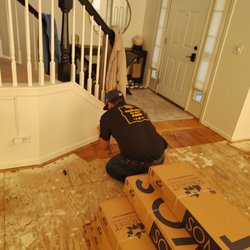 Carpets In the Park - Beginning the process of hardwood flooring.