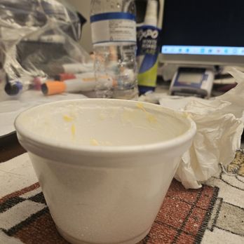 HCK Hot Chicken - This is a picture of the container my side Mac and Chesse came in. It is smaller than it appears. - Chicken Shop Near Me - Sarasota, Florida HCK Hot Chicken - This is a picture of the container my side Mac and Chesse came in. It is smaller than it appears. - Chicken Shop Near Me - Sarasota, Florida
