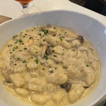 Valentina - Mushroom gnocchi - Seafood Near Me - Encinitas, California Valentina - Mushroom gnocchi - Seafood Near Me - Encinitas, California
