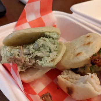 Arepa Zone - Two of the three mini arepas. They are small. - Venezuelan Near Me - Washington, DC, District of Columbia Arepa Zone - Two of the three mini arepas. They are small. - Venezuelan Near Me - Washington, DC, District of Columbia