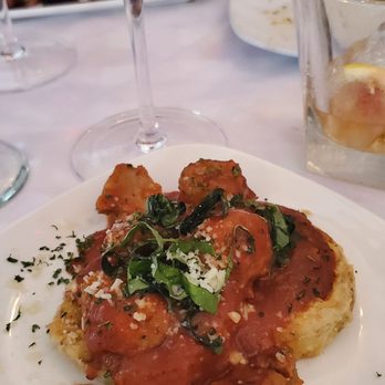 Palermo Ristorante - Italian Sausage Napolean (caprese salad in background) - Italian Near Me - Baton Rouge, Louisiana