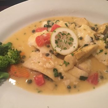 Papa’s Fish House - Hog fish piccata. Light and flavorful. - Seafood Near Me - Lighthouse Point, Florida