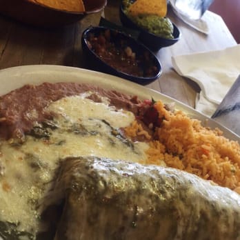 Senor Burrito - My massive burrito, and John's in the background! - Mexican Near Me - Boca Raton, Florida