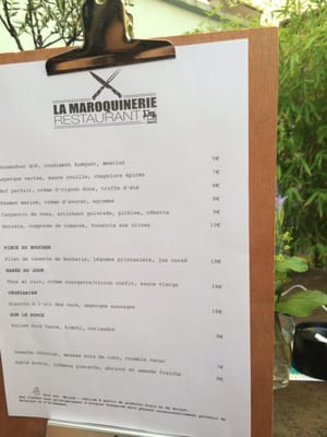 Menu photo 2 La Maroquinerie Paris, 75 Menu photo 2 La Maroquinerie Paris, 75
