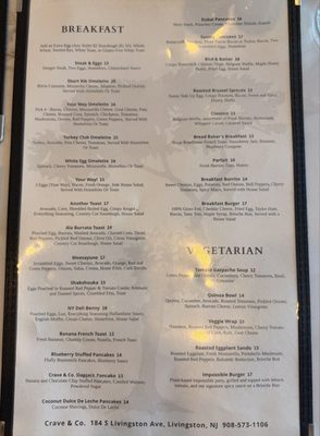 Menu photo 4 Crave & Co Livingston, NJ