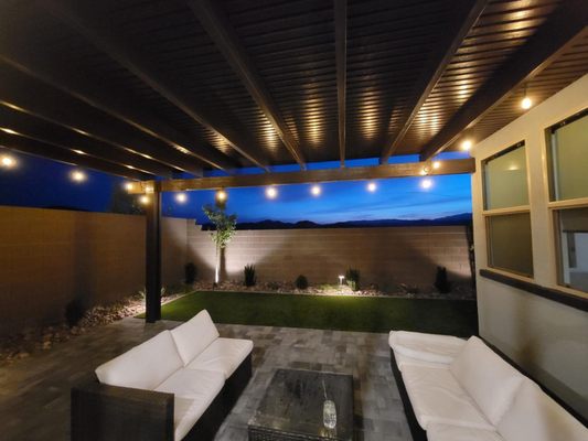 Mixed Patio Covers - Call 725-377-1383 For Your Estimate Today! We Specialize in Free Standing and Affixed Patio Covers.
