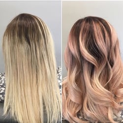 Square One Salon & Spa - Rose gold by Kathryn Flores!