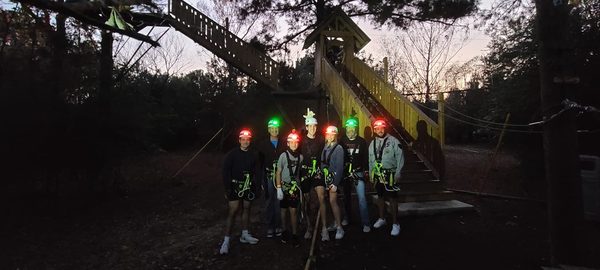Ziplining - We have three amazing zipline experiences for you and your family/friends to experience. Whether you'd like to go easy on our entry trail, or try all three, we have a package for you.
Book your next visit online at geronimoadventurepark.com! Ziplining - We have three amazing zipline experiences for you and your family/friends to experience. Whether you'd like to go easy on our entry trail, or try all three, we have a package for you.
Book your next visit online at geronimoadventurepark.com!