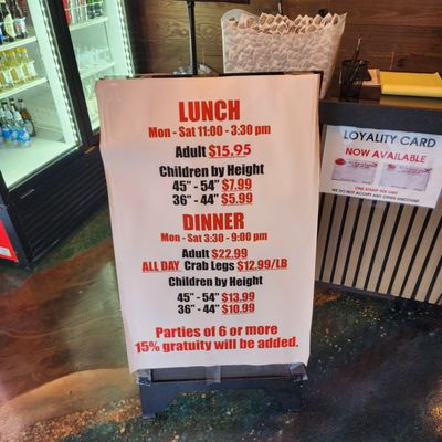 Menu photo 2 Joy Luck Buffet Port Orange, FL