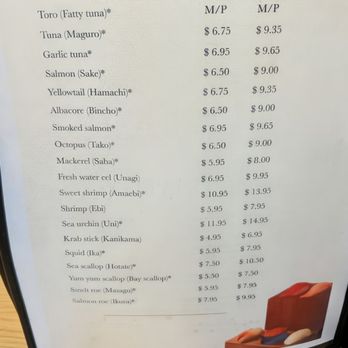 Kaito Sushi - Menu as of 8/22/25: Sushi & Sashimi - Sushi Bars Near Me - Las Vegas, Nevada Kaito Sushi - Menu as of 8/22/25: Sushi & Sashimi - Sushi Bars Near Me - Las Vegas, Nevada