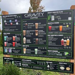 Gravity Coffee - Menu