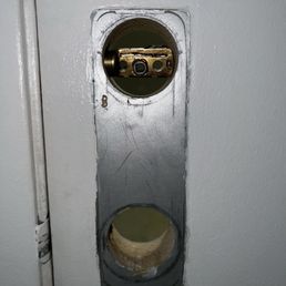 Left with this after he broke the lock