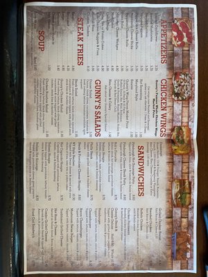 Menu photo 2 Gunny's Lounge New Kensington, PA Menu photo 2 Gunny's Lounge New Kensington, PA