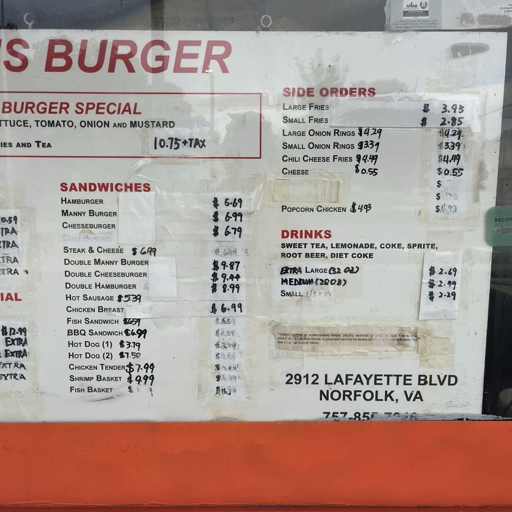 Updated menu August 2025 Updated menu August 2025