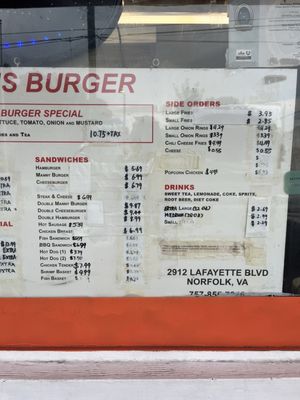 Menu photo 2 Manny's Burger Norfolk, VA Menu photo 2 Manny's Burger Norfolk, VA