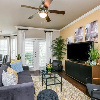 Falls at Eagle Creek Apartments - Living Room and Dining Room - Apartments Near Me - Humble, Texas Falls at Eagle Creek Apartments - Living Room and Dining Room - Apartments Near Me - Humble, Texas