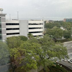 Carol and Frank Morsani Center - View from the Morsani health building at USF. Love the covered pedestrian bridge from the parking garage!