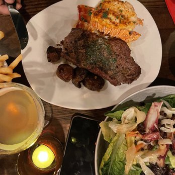 Deauville Inn - Surf & Turf, Mixed Green Salad - Seafood Near Me - Strathmere, New Jersey Deauville Inn - Surf & Turf, Mixed Green Salad - Seafood Near Me - Strathmere, New Jersey
