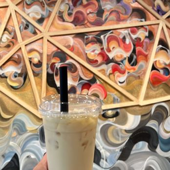 Aware Coffee - Jasmine milk tea with boba - Coffee & Tea Near Me - Henderson, Nevada