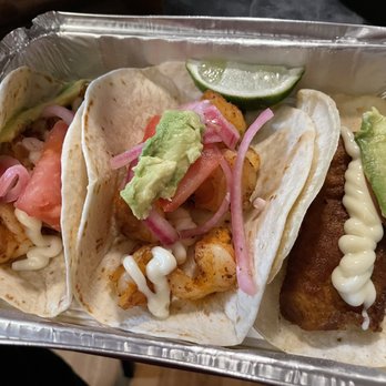 Mr Taco - 2 Shrimp Tacos and 1 fish taco - Mexican Near Me - Meriden, Connecticut Mr Taco - 2 Shrimp Tacos and 1 fish taco - Mexican Near Me - Meriden, Connecticut