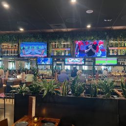 The bar area of the restaurant. The bar area of the restaurant.