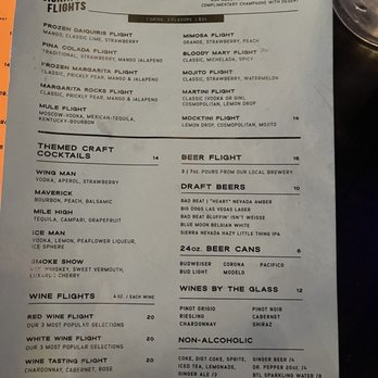 Flights - Drink menu - New American Near Me - Las Vegas, Nevada Flights - Drink menu - New American Near Me - Las Vegas, Nevada