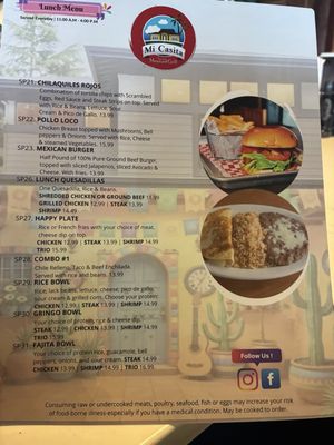 Menu photo 1 Mi Casita Mexican Grill Niceville, FL