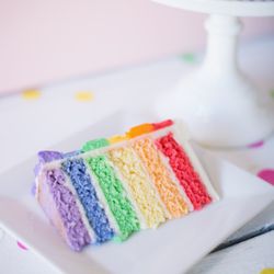 Crave Cookies & Cupcakes - Double Rainbow primary cake