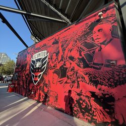 D. C. United - Mural at gate c