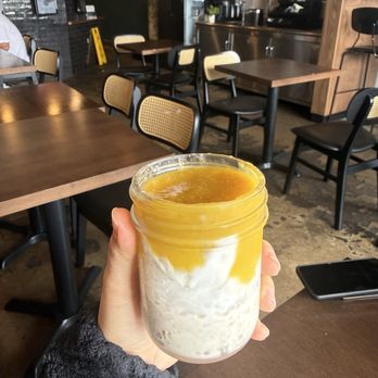 Roll Play - Mango Sago Dessert Jar - Vietnamese Near Me - Vienna, Virginia