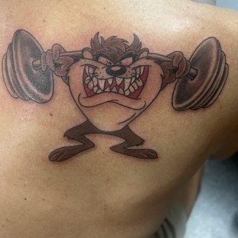 Studio 54 Tattoo - Weightlifter Taz - Tattoo Near Me - Lutz, Florida Studio 54 Tattoo - Weightlifter Taz - Tattoo Near Me - Lutz, Florida