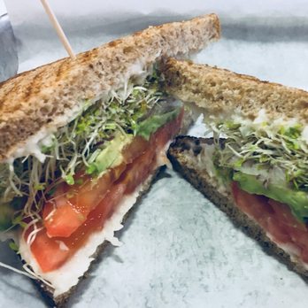 Parker & Otis - White Bean Spread , Avocado , Sprouts on wheat toast - Specialty Food Near Me - Durham, North Carolina Parker & Otis - White Bean Spread , Avocado , Sprouts on wheat toast - Specialty Food Near Me - Durham, North Carolina