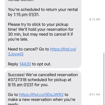 The Home Depot - Reservation cancelled with no notice or notify. I lost work, time, and money. - Nurseries & Gardening Near Me - Orlando, Florida The Home Depot - Reservation cancelled with no notice or notify. I lost work, time, and money. - Nurseries & Gardening Near Me - Orlando, Florida