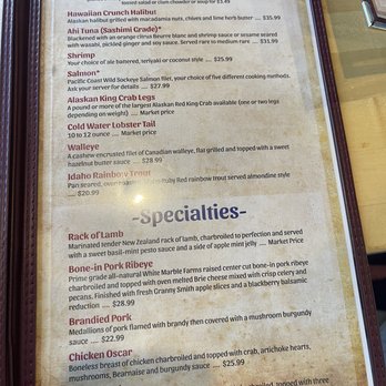 Sandpiper Restaurant - Menu 5 - Seafood Near Me - Idaho Falls, Idaho Sandpiper Restaurant - Menu 5 - Seafood Near Me - Idaho Falls, Idaho
