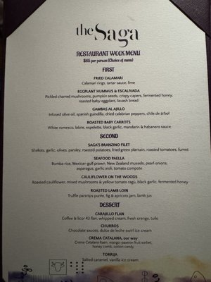 Menu photo 2 The Saga Washington, DC, DC