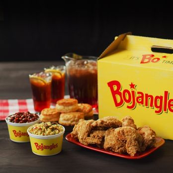 Bojangles - a box of chicken nuggies and a plate of fried chicken nuggies - Southern Near Me - Virginia Beach, Virginia