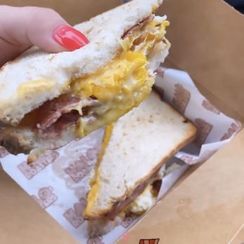 Halo Roasters - Meat, Egg and Cheese Sandwich with turkey bacon - Coffee & Tea Near Me - Springfield, New Jersey