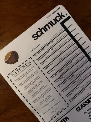 Menu photo 1 Schmuck New York, NY Menu photo 1 Schmuck New York, NY
