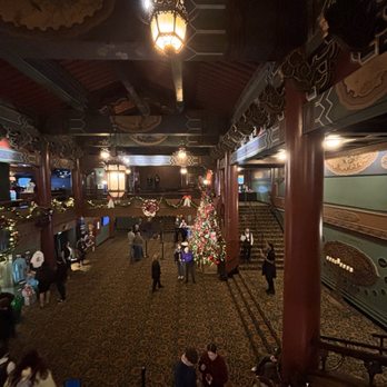 The 5th Avenue Theatre - Lobby area as seen from the second level - Performing Arts Near Me - Seattle, Washington