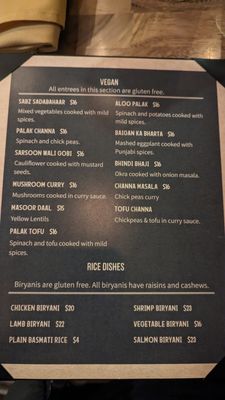 Menu photo 7 Spice Street Silver Spring, MD